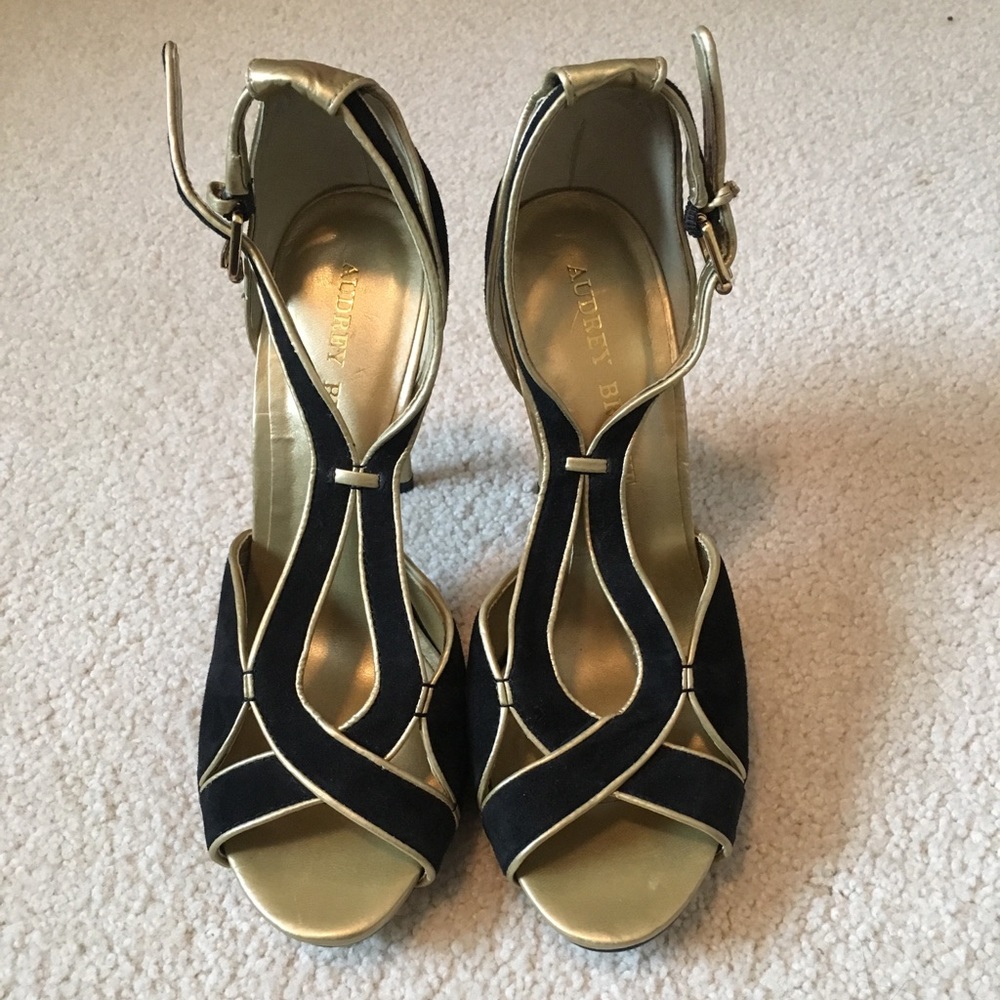 Audrey Brooke suede heels